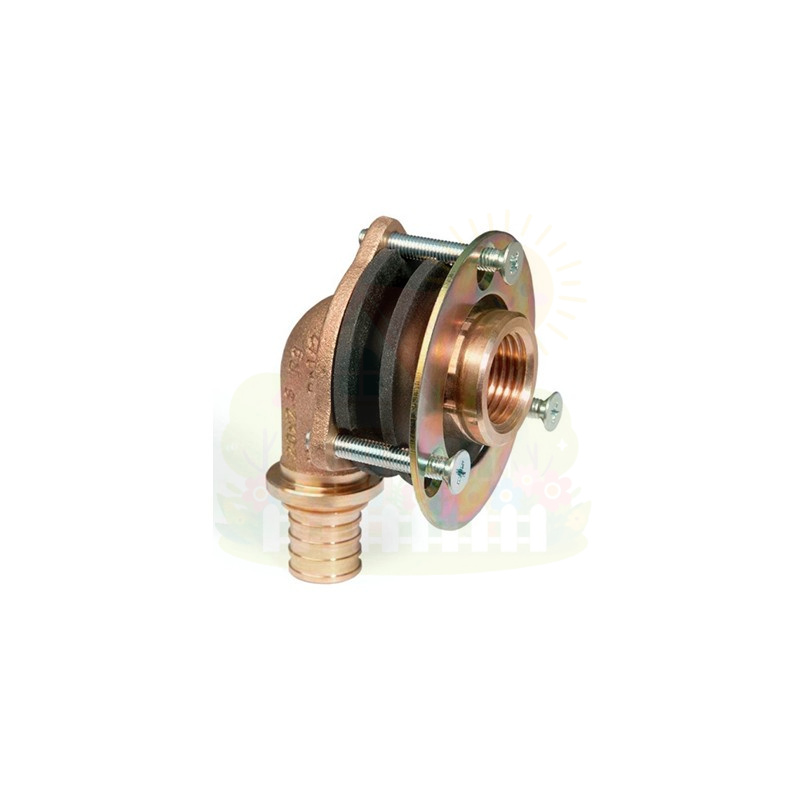 Инженерная сантехника Угольник настенный для гипсокартона REHAU 16-RP 1/2x28 RX (АРТ. 14563741001) — детальное фото
