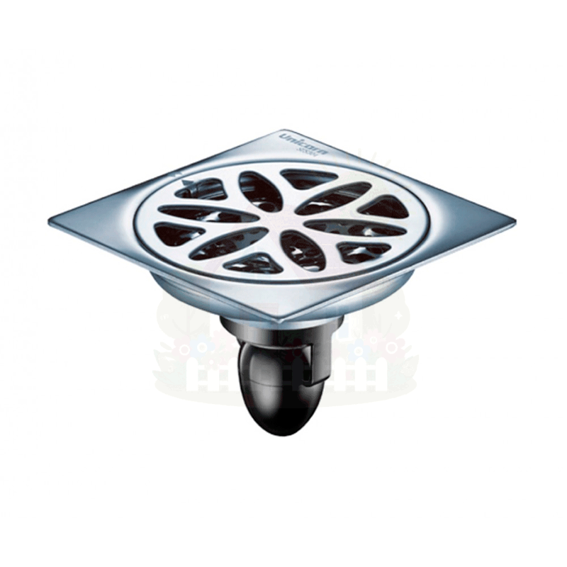 Инженерная сантехника Трап для душа MagDrain PC03Q50-B (100*100, магнитный клапан, Нерж. Матовый) — детальное фото