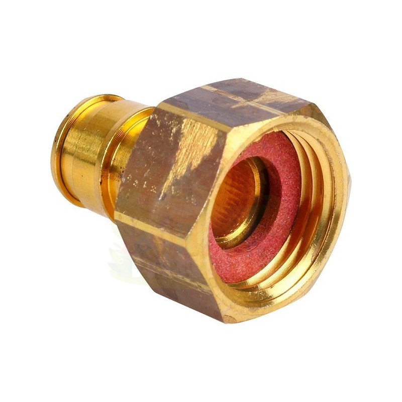 Инженерная сантехника Переходник Uponor QE 16 X 1/2" с накидной гайкой (АРТ. 1023014) — детальное фото
