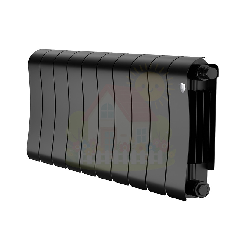 Инженерная сантехника Биметаллический радиатор Royal Thermo Infinity 300 Noir Sable (10 секций) — детальное фото
