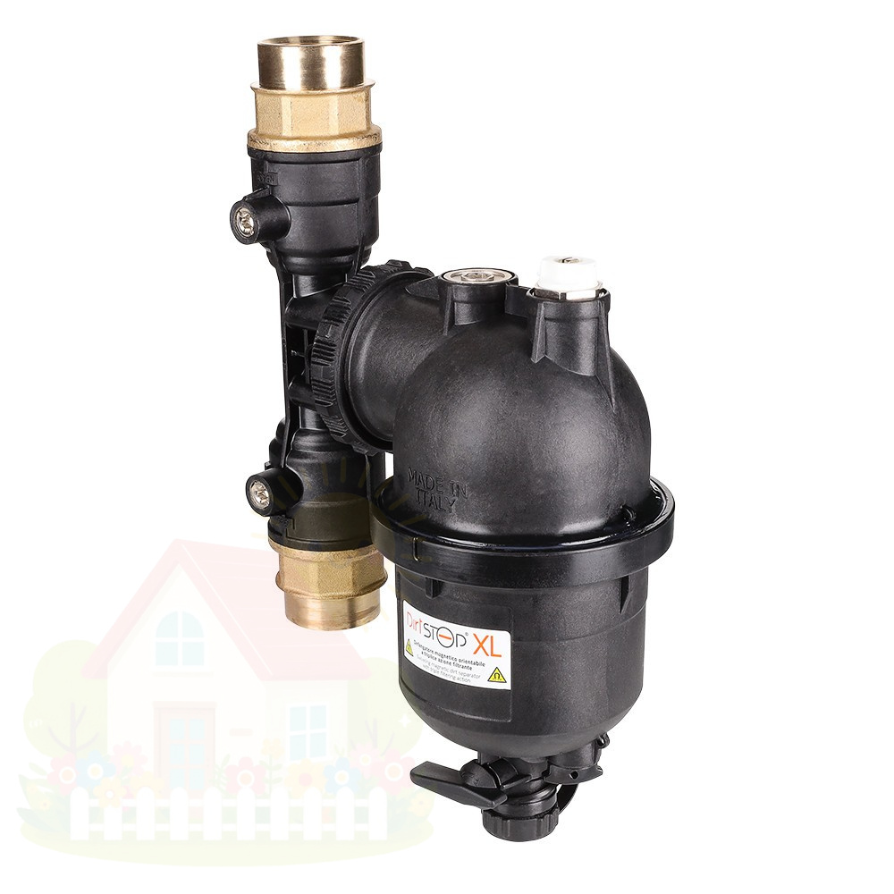 Купить Фильтр-дешламатор 11/4" с пластиковым корпусом (Dirstop XL модель 2022) VALTEC VT.381.B.07 — фото товара в каталоге