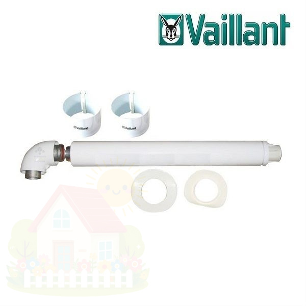 Купить Комплект коаксиального дымохода Vaillant DN Ø60/100 - 1 м арт. 0020188791 — фото товара в каталоге