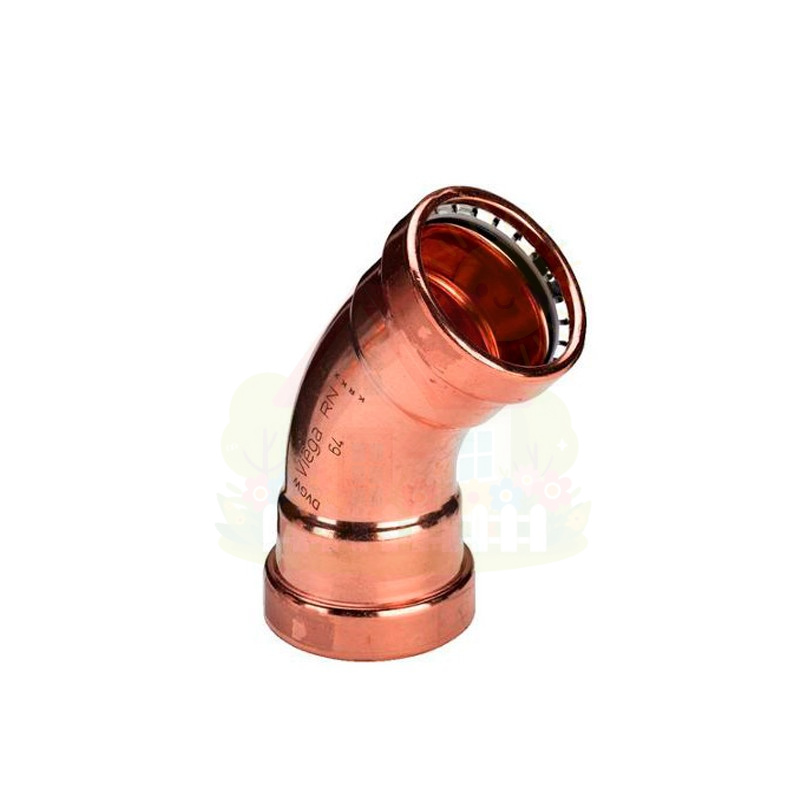 Инженерная сантехника Отвод медный Viega Profipress XL В-В c SC-Contur 76.1x45° (арт.476908) — детальное фото