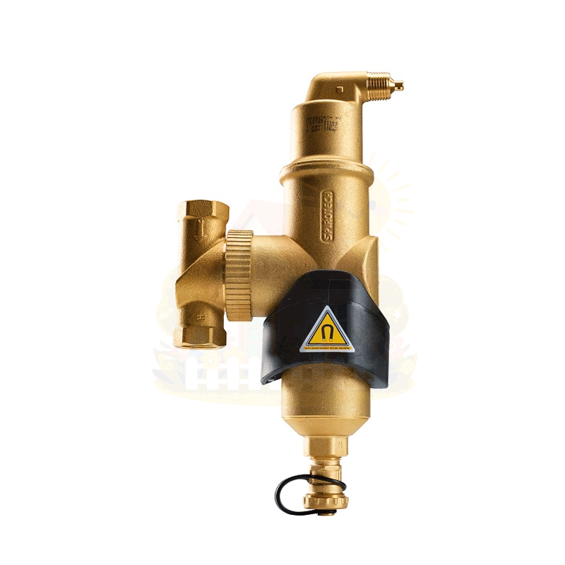 Инженерная сантехника Сепаратор воздуха и шлама поворотный с магнитом Spirotech SpiroCombi 1" PN10 110° 7.5 м3/час — детальное фото