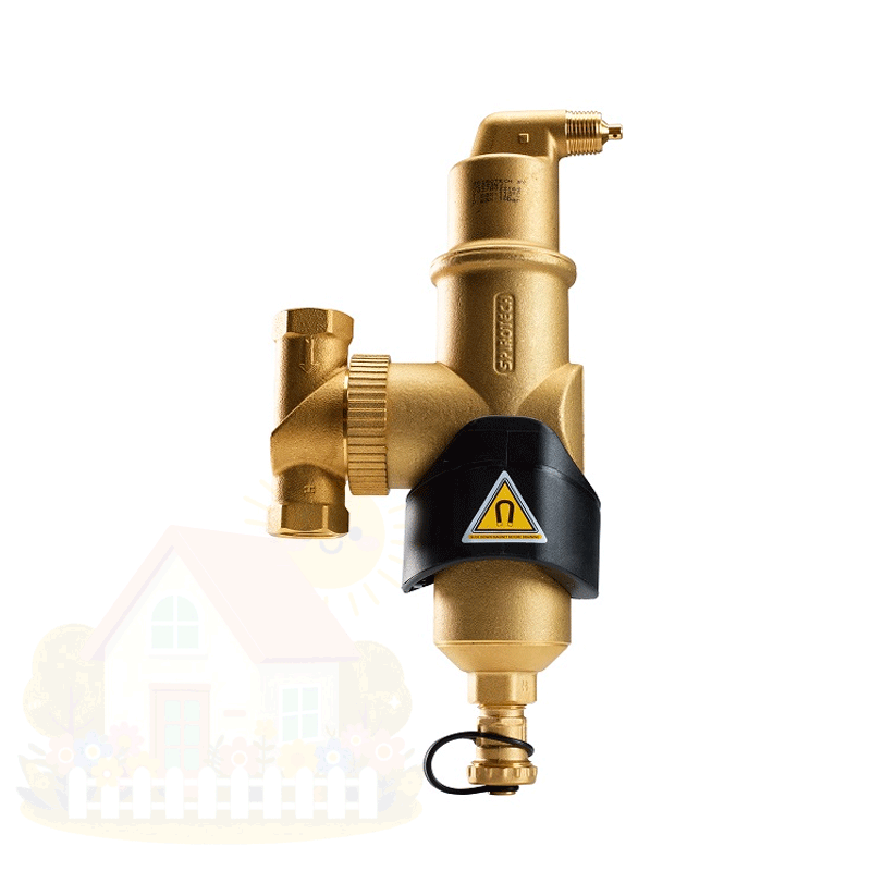Купить Сепаратор воздуха и шлама поворотный с магнитом Spirotech SpiroCombi 1" PN10 110° 7.5 м3/час — фото товара в каталоге