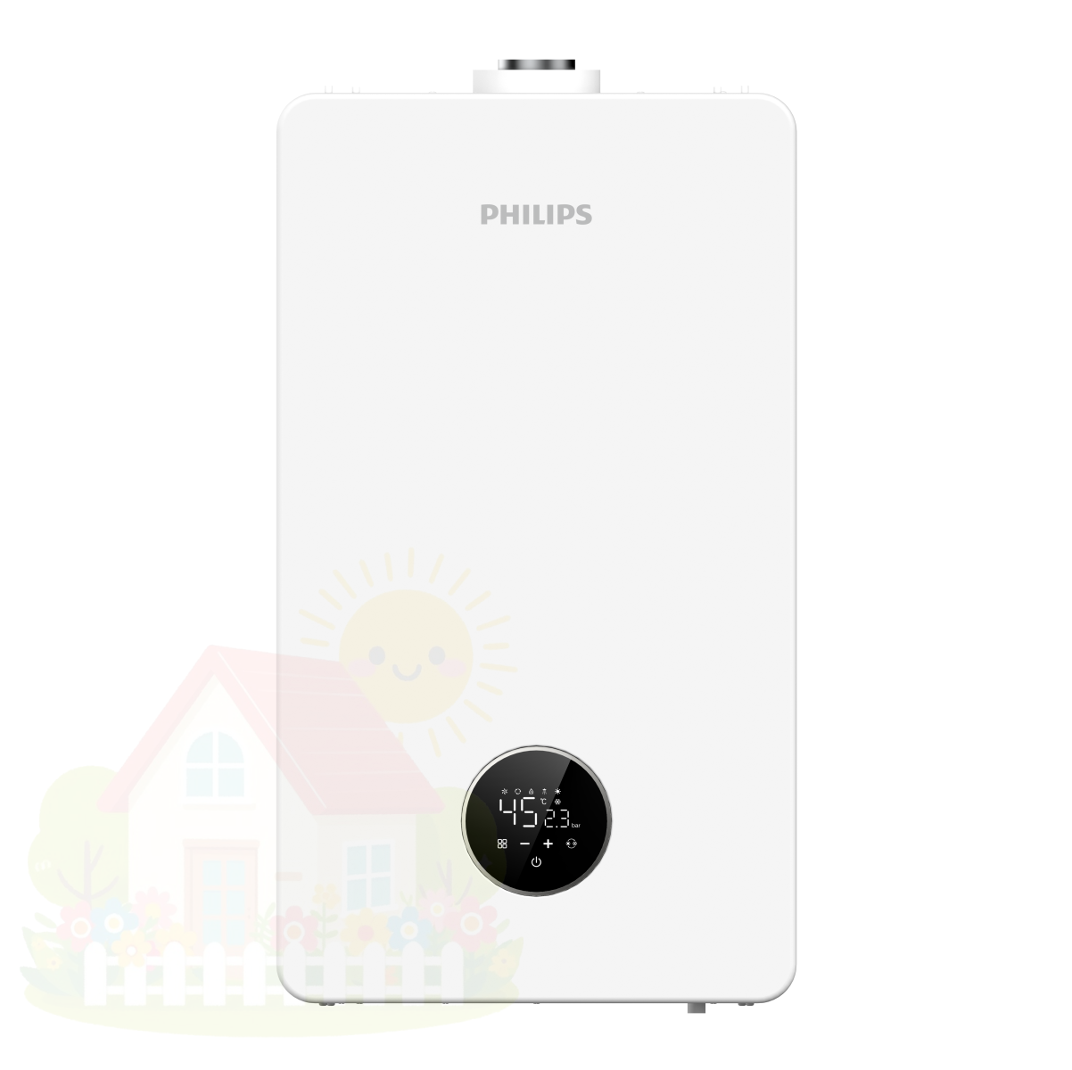 Купить Котел газовый настенный двухконтурный PHILIPS ETNA 20 кВт AWH7305/51(B20C1) — фото товара в каталоге