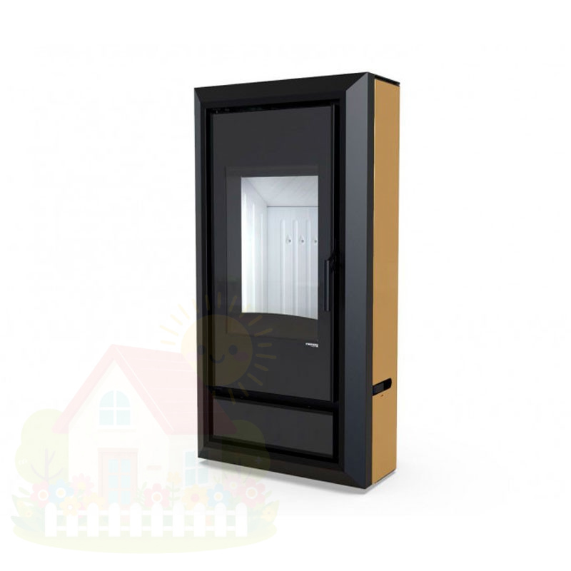 Купить Печь-камин Defro Home Ignis 9 кВт золотая сталь — фото товара в каталоге