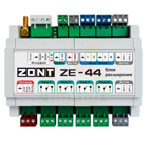 Инженерная сантехника Блок расширения ZONT ZE-44 для контроллеров арт. ML00005696 — детальное фото