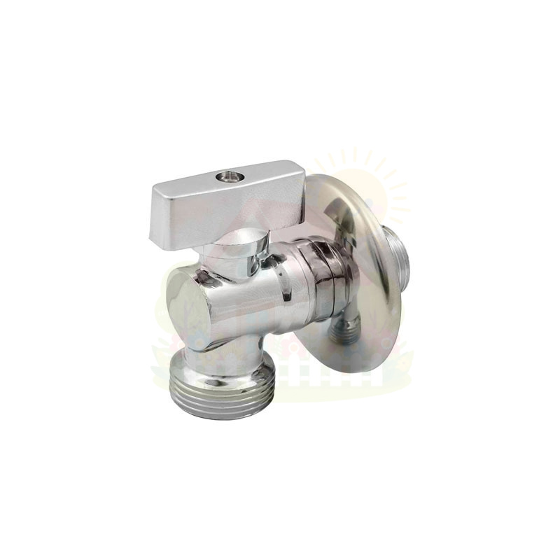 Инженерная сантехника Кран шаровой ELSEN угловой 3/4"x1/2" НН ручка-бабочка — детальное фото