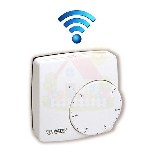Инженерная сантехника Комнатный радиотермостат механический WATTS WFHT-RF BASIC арт. 10021130 — детальное фото