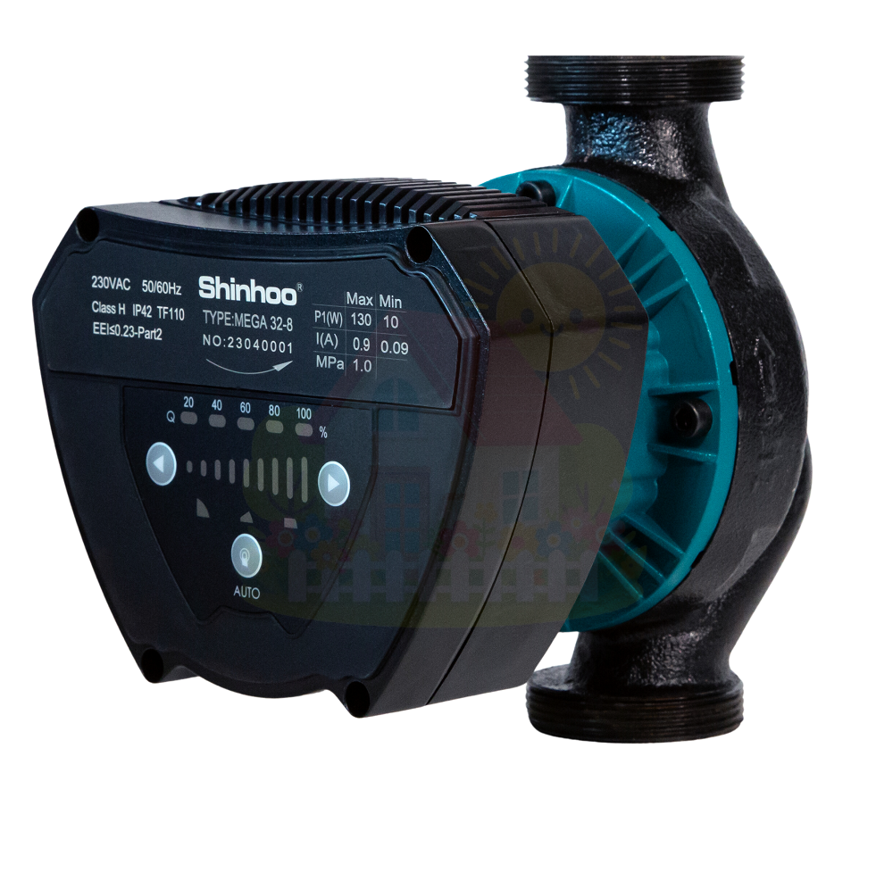 Инженерная сантехника Циркуляционный насос Shinhoo Mega 25-8 — детальное фото