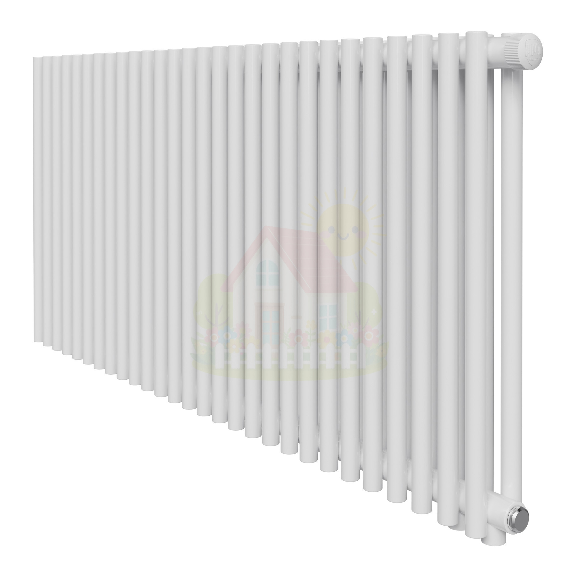Инженерная сантехника Дизайн радиатор стальной трубчатый Royal Thermo Shift R22 VC2050 28 секций — детальное фото