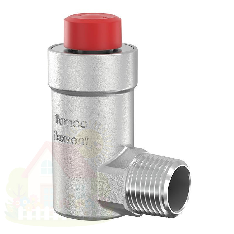Купить Автоматический поплавковый воздухоотводчик Flamco Flexvent H 1/2 никелированный — фото товара в каталоге