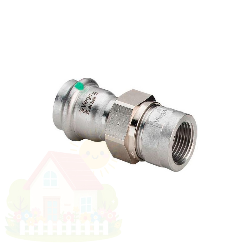 Купить Разъёмное соединение внутренняя резьба Viega Sanpress Inox 35х1 1/4" из нержавейки (арт. 437541) серия 2362 — фото товара в каталоге