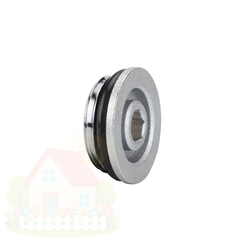 Купить Заглушка для коллектора Varmega 3/4" с НР резьбой хромированная — фото товара в каталоге