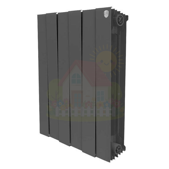 Инженерная сантехника Биметаллический радиатор Royal Thermo PianoForte 500 Noir Sable (10 секций) — детальное фото