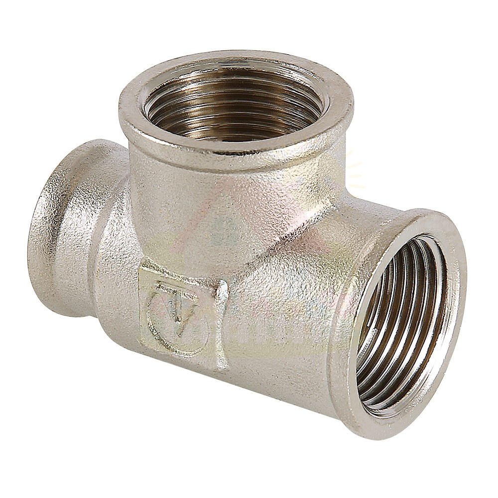 Инженерная сантехника Тройник переходной Valtec с ВР резьбой 3/4"x3/4"x1/2" мм арт.VTr.750.RN.050504 — детальное фото