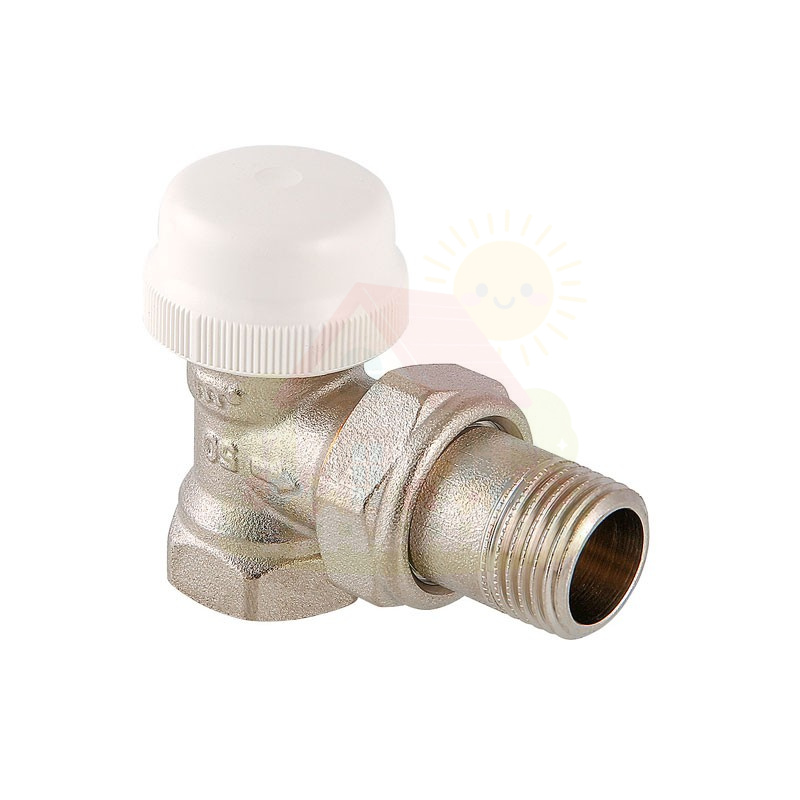 Инженерная сантехника Клапан радиаторный угловой Valtec 1/2" арт.VT.031.N.04 — детальное фото