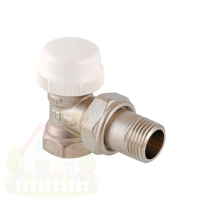 Купить Клапан радиаторный угловой Valtec 3/4" арт.VT.031.N.05 — фото товара в каталоге