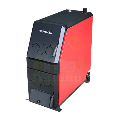 Инженерная сантехника Котел твердотопливный ROMMER 16 кВт RSB-1110-000016 — детальное фото