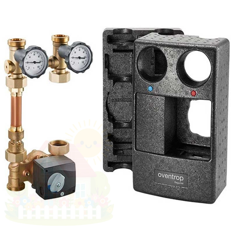 Купить Насосная группа Oventrop regumat M3-180 1 1/4" арт.1355275 с шар.краном, 3-ход.смесителем и сервомотором — фото товара в каталоге