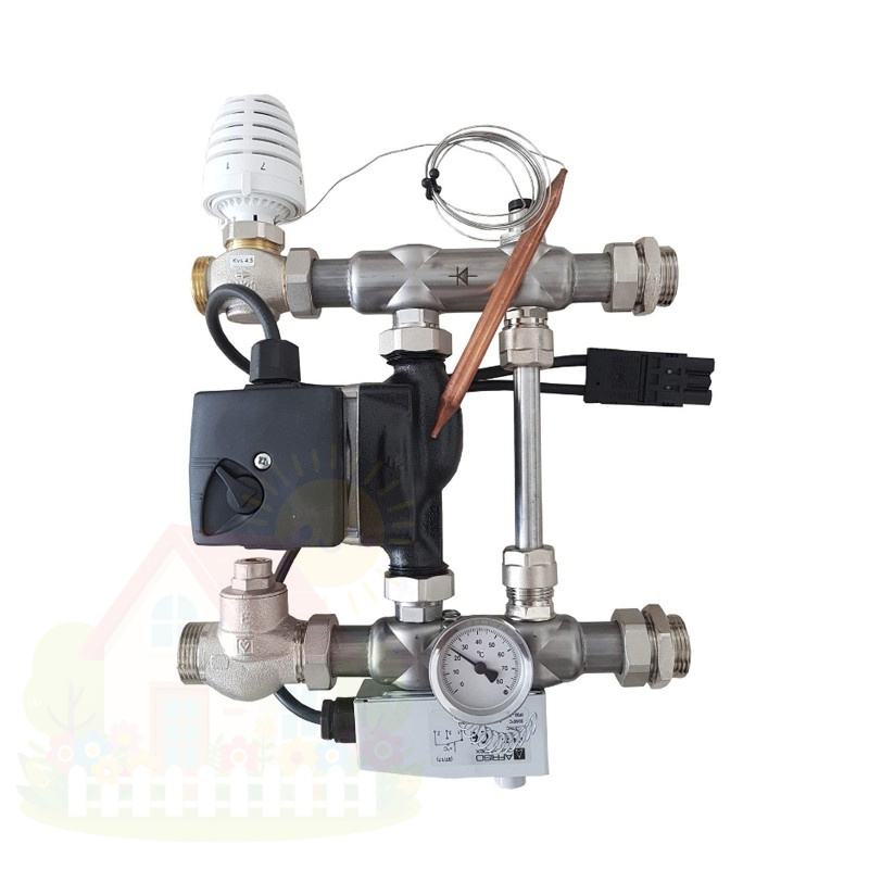 Купить Группа автономной циркуляции Hansa MIX FBR-M3-6 OEM насос GTO 15-6S-130 2-12 контуров — фото товара в каталоге