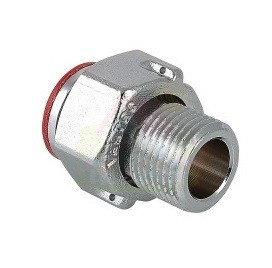 Инженерная сантехника Полусгон с НГ гайкой Valtec 3/4" наружная резьба арт.VTr.611.N.0005 — детальное фото