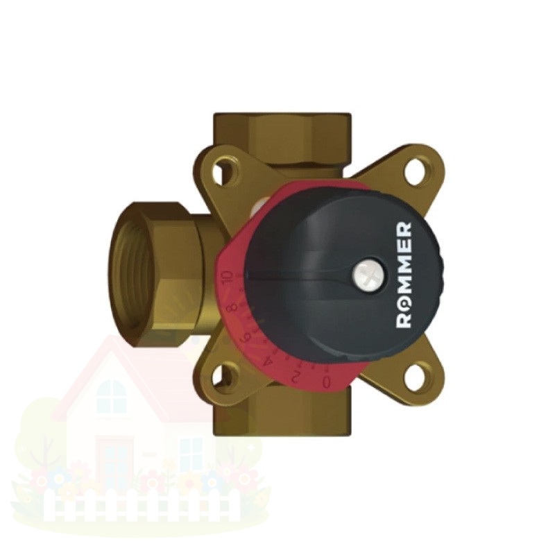 Купить Клапан 3-ходовой смесительный Rommer 1/2" KVs 2.5 — фото товара в каталоге