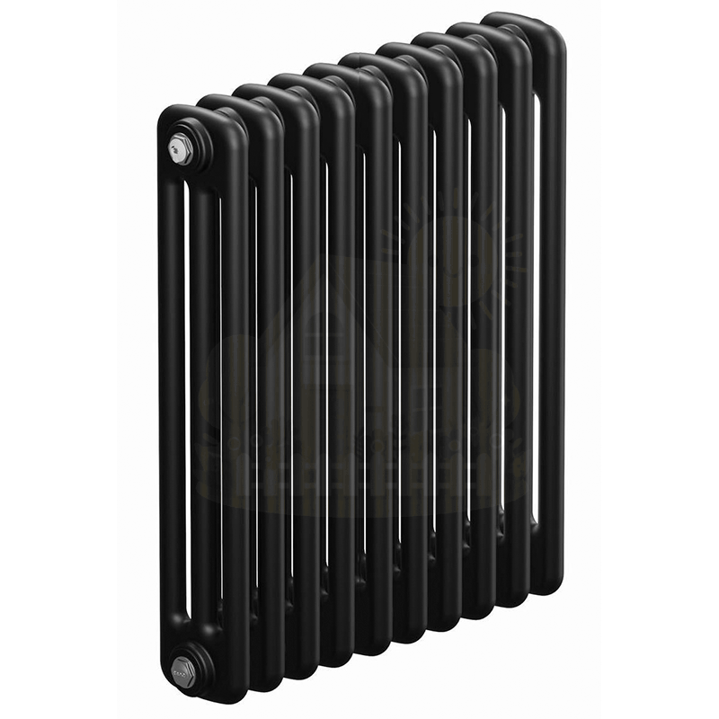 Инженерная сантехника Трубчатый радиатор Rifar Tubog 3057 6 секций цвет антрацит боковое подключение — детальное фото