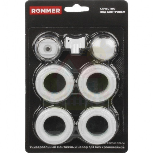Инженерная сантехника Монтажный комплект пробок Rommer 3/4'' — детальное фото