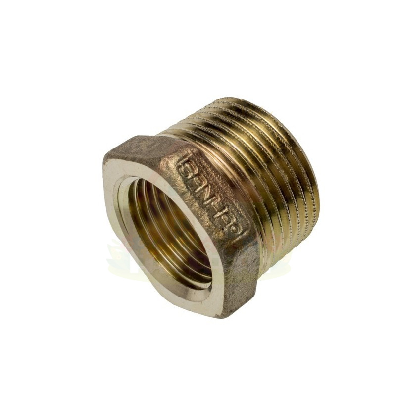 Инженерная сантехника Футорка бронзовая Sanha Purafit 1"х3/4" с ВР/НР резьбой, 3241 арт.13241134 — детальное фото