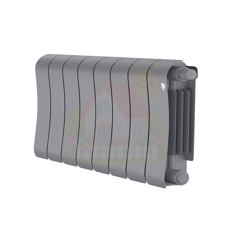 Инженерная сантехника Биметаллический радиатор Royal Thermo Infinity 300 Silver Satin (6 секций) — детальное фото