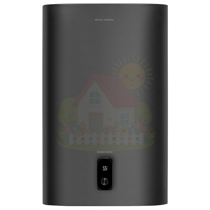 Инженерная сантехника Электрический водонагреватель Royal Thermo RWH 80 Smalto Inverter Grafit — детальное фото