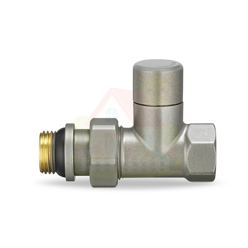 Инженерная сантехника Клапан запорный радиаторный прямой Varmega 1/2" резьба ВР/НР — детальное фото