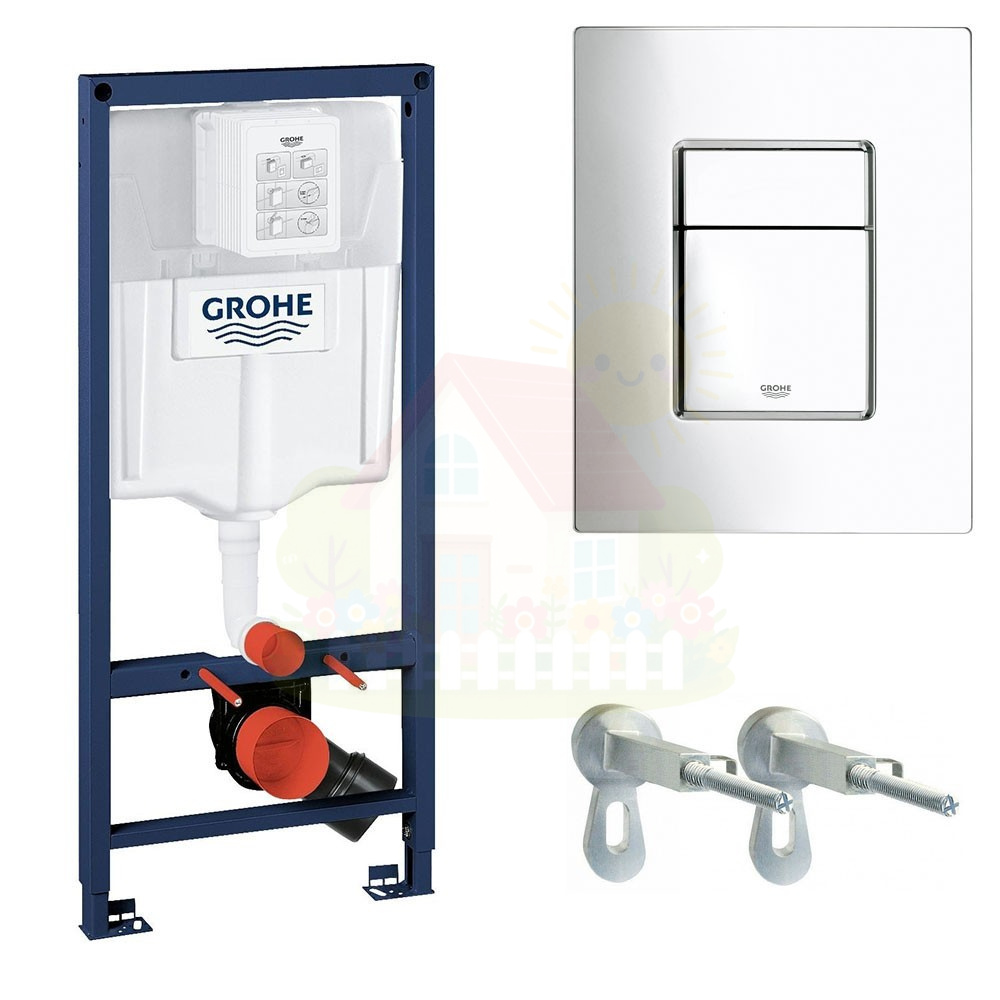 Инженерная сантехника Инсталляция Grohe Rapid SL 38772001 для подвесного унитаза — детальное фото