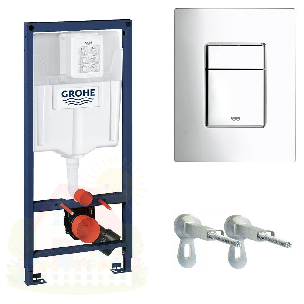 Купить Инсталляция Grohe Rapid SL 38772001 для подвесного унитаза — фото товара в каталоге