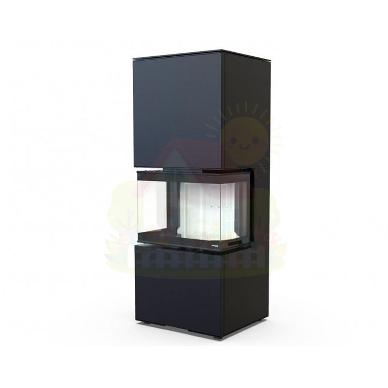 Инженерная сантехника Печь-камин Defro Home Intra XSM C VER Compact 1 8 кВт белая сталь — детальное фото