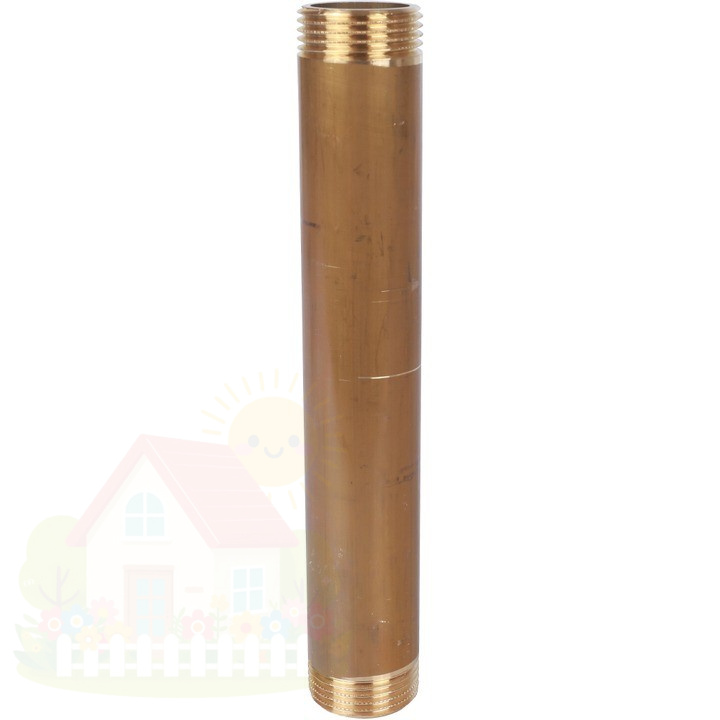 Купить Удлинитель латунный резьбовой Stout - 3/4" НР-НР длина 200 мм — фото товара в каталоге