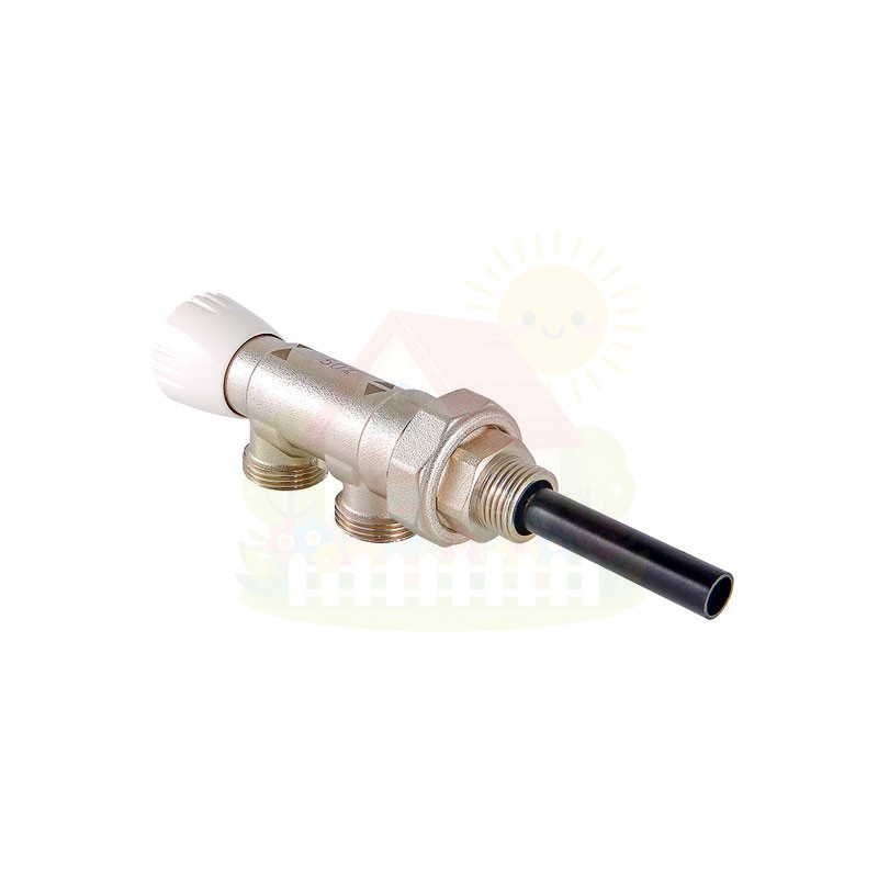 Инженерная сантехника Узел инжекторный для радиатора Valtec 1/2"x50%x3/4" арт.VT.025.N.E04050 под евроконус — детальное фото