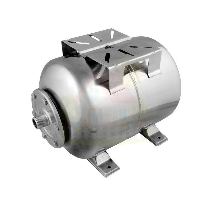 Инженерная сантехника Гидроаккумулятор UNIPUMP 50 л (нерж.) горизонтальный — детальное фото