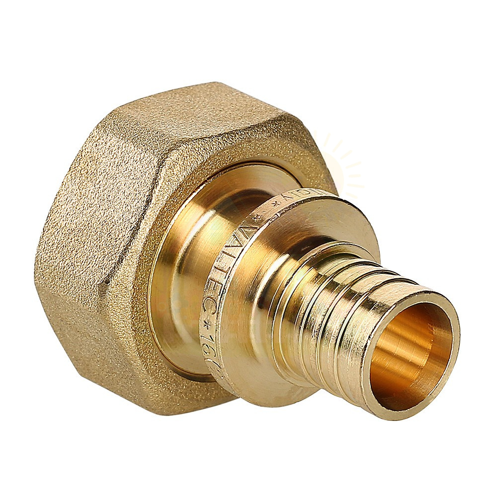 Инженерная сантехника Переходник Valtec с НГ гайкой под евроконус 20х3/4"мм (арт.VTm.422.EBG.002005) — детальное фото