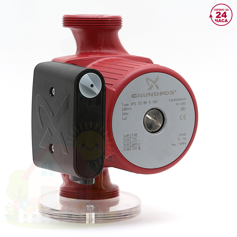 Купить Насос циркуляционный GRUNDFOS UPS 32 - 100 N арт. 95906489 — фото товара в каталоге