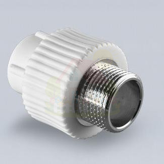 Инженерная сантехника Муфта комбинированная нар.резьба Tebo D25 x 1/2" — детальное фото