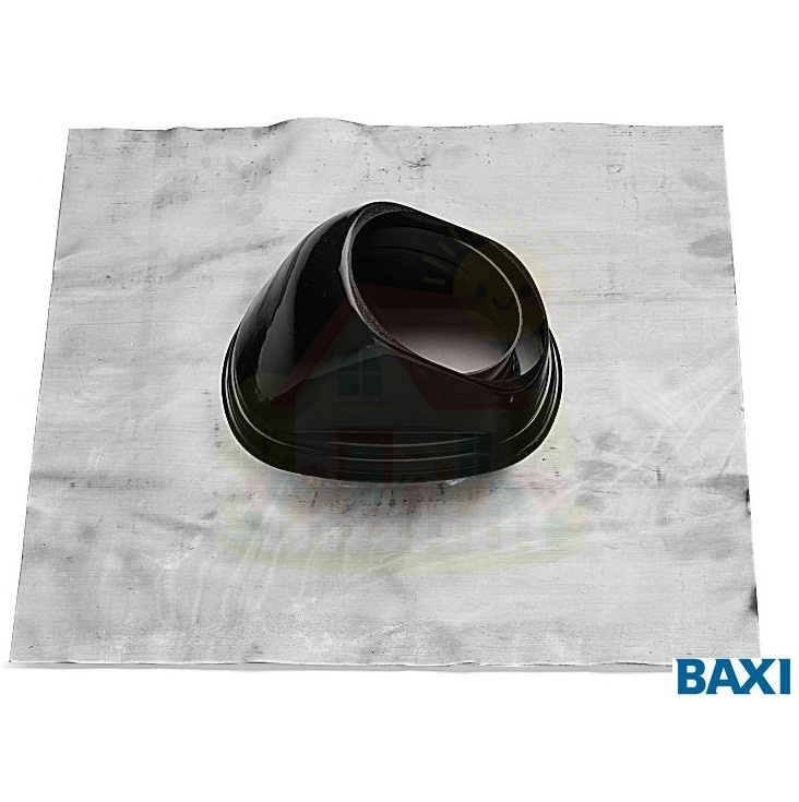 Инженерная сантехника Изолирующая накладка Baxi для наклонных крыш, 110/160 мм для конденсационных котлов — детальное фото