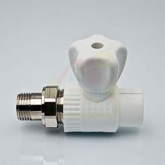 Инженерная сантехника Кран шаровой для радиаторов прямой Tebo D 20 х 1/2" — детальное фото