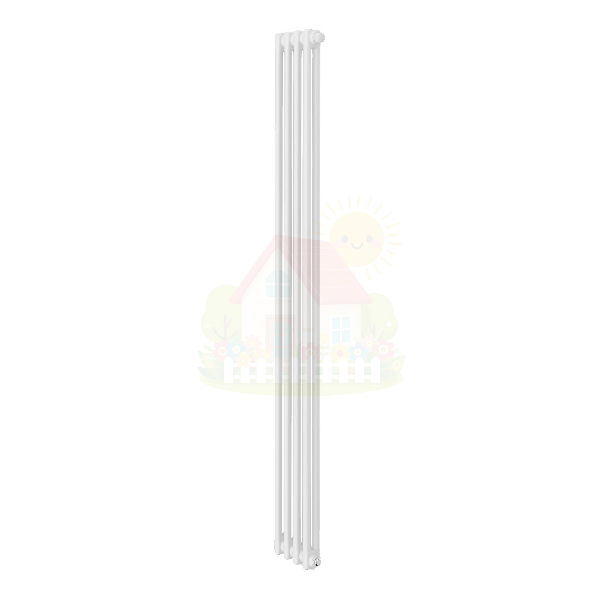 Инженерная сантехника Дизайн радиатор стальной трубчатый Royal Thermo Insignia VC2180 4 секции — детальное фото