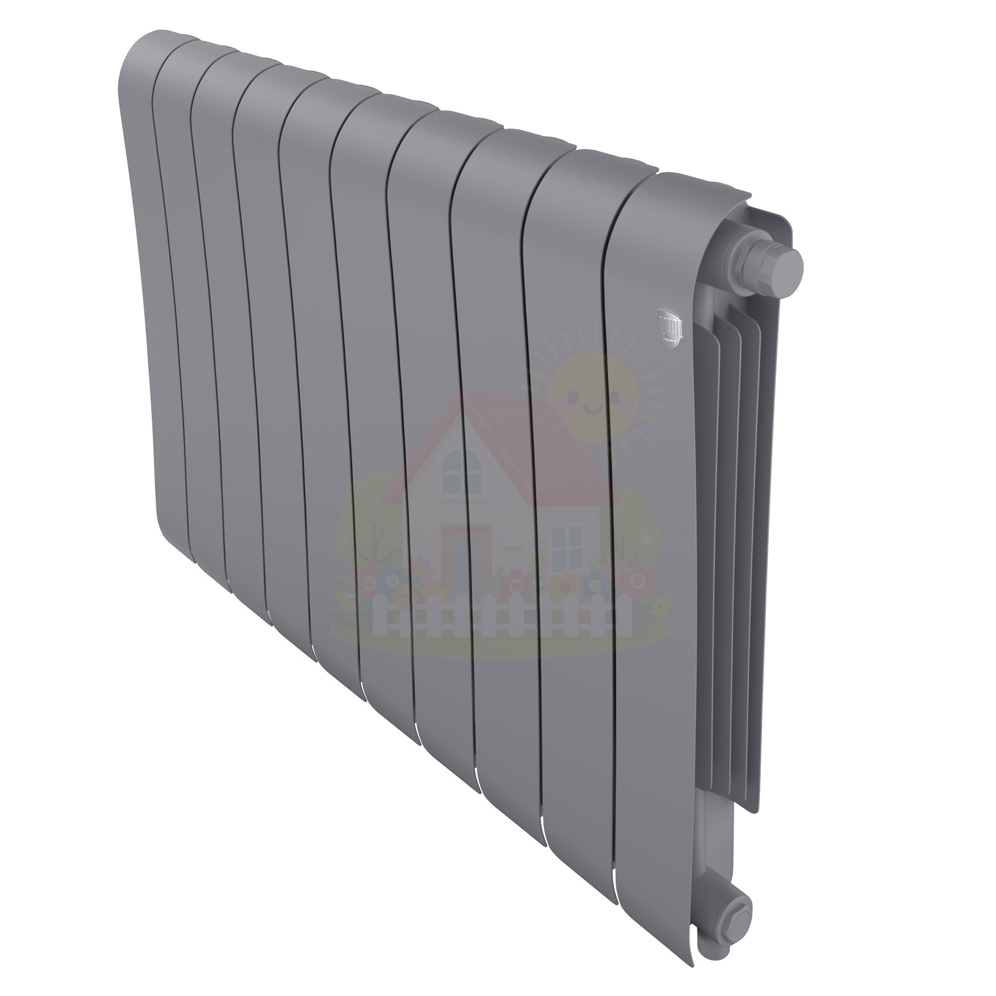 Инженерная сантехника Биметаллический радиатор Royal Thermo Infinity 500 Silver Satin (10 секций) — детальное фото