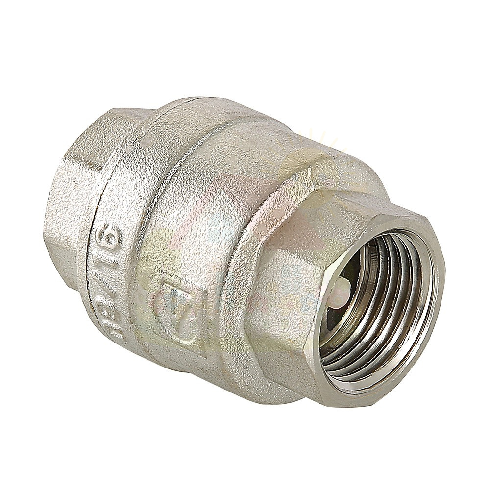 Инженерная сантехника Обратный клапан никелированный Valtec 1/2" арт.VT.161.N.04 — детальное фото