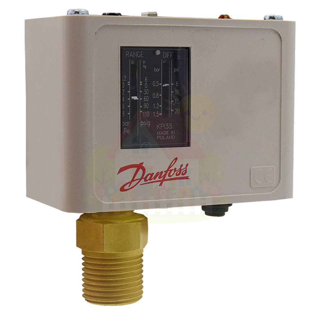 Инженерная сантехника Реле давления Danfoss KPI 35 0,2-8 бар G1/2" арт. DNF060-132566 — детальное фото