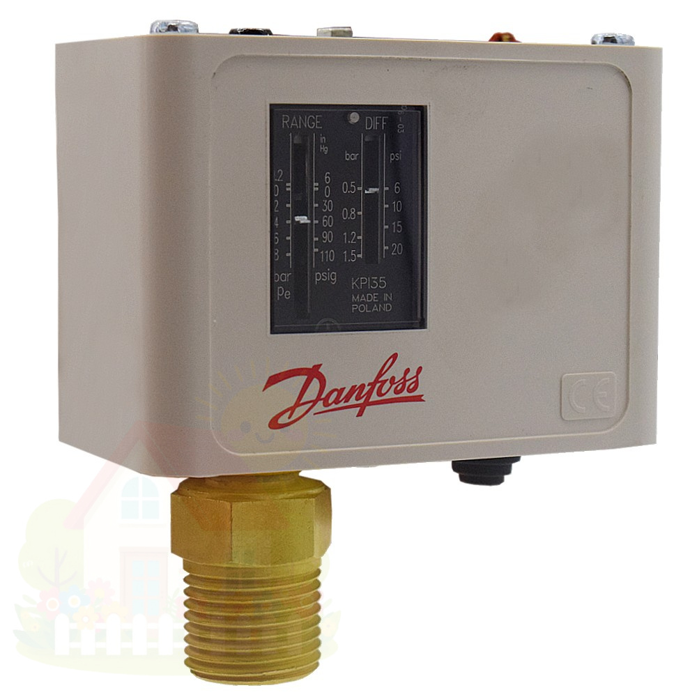 Купить Реле давления Danfoss KPI 35 0,2-8 бар G1/2" арт. DNF060-132566 — фото товара в каталоге